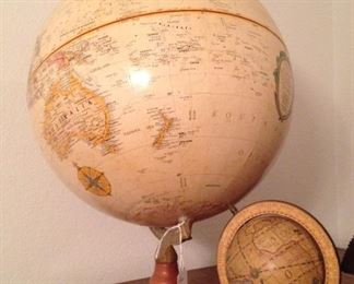 Large & small globes