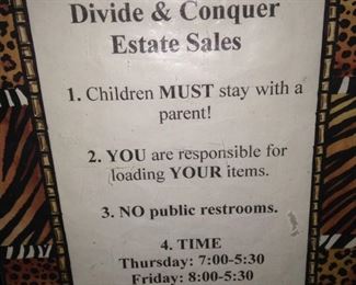 Guidelines make shopping easy.