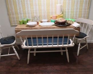 Breakfast Nook Table & Chairs