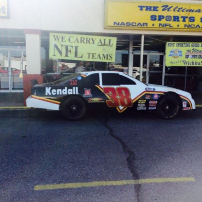This car raced in the Winston Cup Circuit, it was driven by Rick Mast. This NASCAR's last race was Talladega in 1997, when they officially retired the Thunderbird. Richard Petty purchased the car to run in his Driving Experience business. It was then turned into a simulator, which will allow you to experience the awesome feel of racing! The car has been rented for state fairs, open houses and festivals. It presents a lot of business opportunities. The vehicle has always been stored inside to keep it safe and protected. When you bring this car out it draws a crowd.