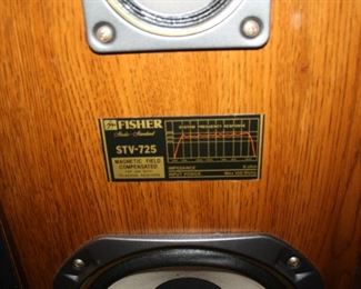 Fisher STV-725 speakers