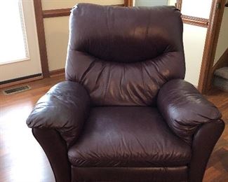 lane leather recliner