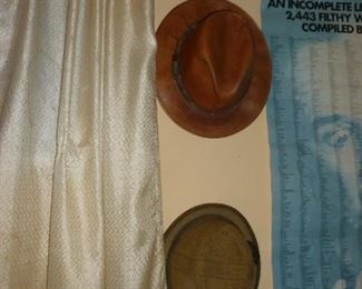 Neat hats..one leather