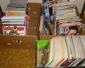Tons of music magazines