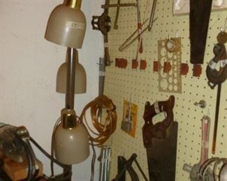 retro pole lamp & more tools