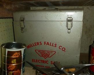 Miller Falls Circular Saw in original metal case