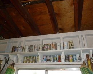 more beer cans in garage