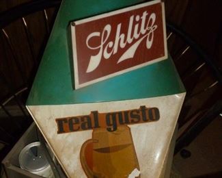 Schlitz Sign..(decal has a bit of damage)