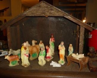 Vintage nativity