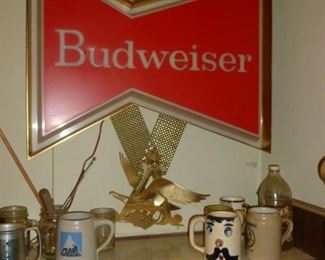 Awesome Budweiser sign with A&Eagle
