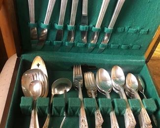 Silver plated flatware 