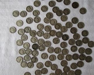 Mercury Silver Dimes