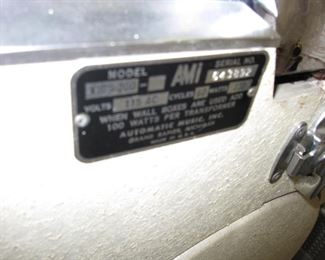AMI Continental 2 Juke Box Model #XJDB-200