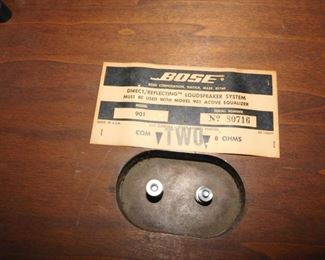 vintage Bose speakers 901