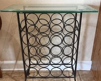 Glass Top Wine Rack...