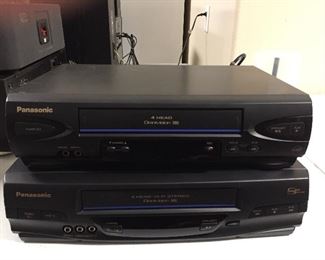 Two Panasonic VCR’S...