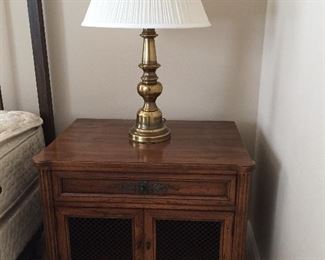 Henredon Night Stand, One of the many Lamps...