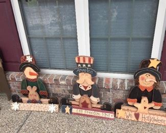 Eight Piece Wood Set that goes with the Bench!!