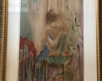 CH082: ECOLE DE BALLET III BY JANET TREBY framed serigraph 300/385 Local Pickup https://www.ebay.com/itm/113936589086