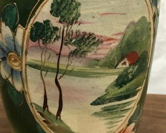 LAN704: Hand Painted Japanize Pottery Vase https://www.ebay.com/itm/123960408643