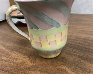 LAN708: Mackenzie Childs Hand Made Pottery Mug https://www.ebay.com/itm/113941638146