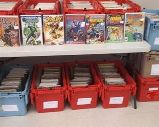 LAN741: Comic books $5.00 and up MARVEL, DC, etc . Silver age to modern. LAN741 - Only available offline at office
