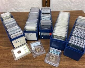 LAN742: PCGS Coin Slabs $10 each - - Only available offline at office