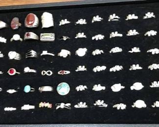 LAN747: Sterling Silver Rings $35 each or 4 for $100 - Only available offline at office