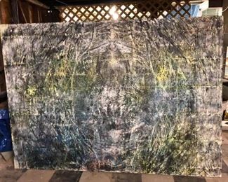 ML3006: Conner McManus Art Nowhere 5′ x 7′ Transferred Ink, Dye, & Acrylic on Ca https://www.ebay.com/itm/113966017249