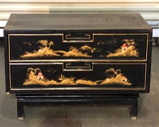 SL3022: Oriental Black Inlaid 2 Drawer Chest Local Pickup https://www.ebay.com/itm/113945996062