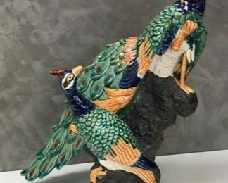 SM013: PEACOCK CERAMIC STATUE MADE IN CHINA LOCAL PICK UP https://www.ebay.com/itm/113936589073
