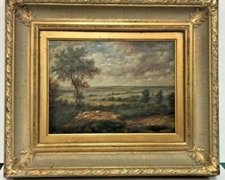 SM016: M. GESTER PAINTING OIL ON BOARD HAND PAINTED FRAMED LANDSCAPE 25.5 X 21.5 https://www.ebay.com/itm/113993723458