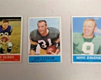WY0360 LOT OF 3 1964 PHILADELPHIA FOOTBALL CARDS #1, 80, 186. https://www.ebay.com/itm/123969702920