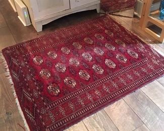 WY1005: Afghani Handmade Rug 47" X 38" Local Pickup Vintage Handmade https://www.ebay.com/itm/123952007893