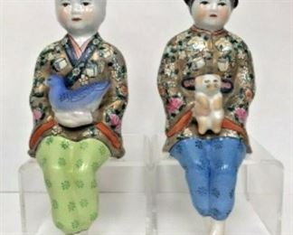 SM039: SET OF 2 ASIAN MAN & WOMAN SITTING CERAMIC SCULPTURE MADE IN CHINA https://www.ebay.com/itm/113920893354