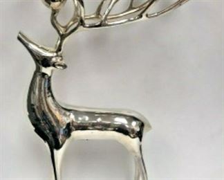 SM041: POTTERY BARN CHRISTMAS REINDEER SILVER 10 CANDLABRA LOCAL PICKUP https://www.ebay.com/itm/123936554224