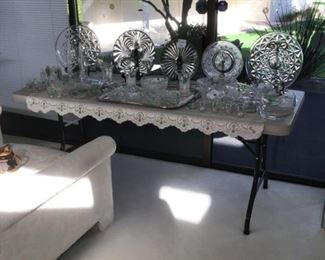 Crystal Table Serving Pieces of all kinds