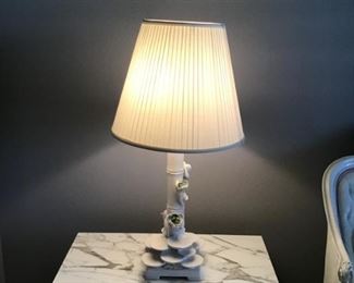 Pr. Porcelain Lamps