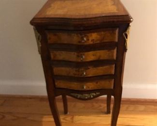 Antique jewelry table