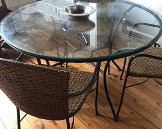 Pottery Barn indoor/outdoor table and chairs