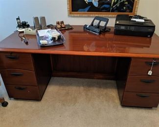 solid wood desk