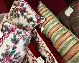 Decorative pillows - many styles, colors, sizes