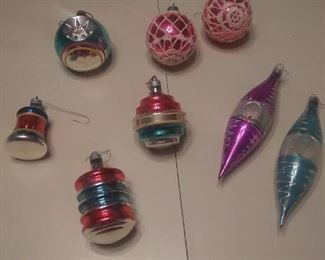 mercury glass ornaments