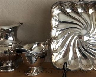 Silverplate, Sterling, Crystal and Glass
