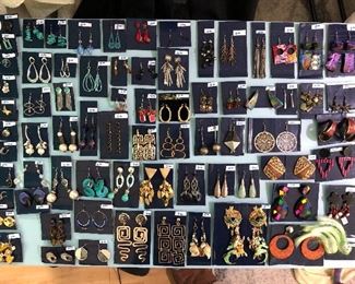 Ear rings, from simple to stately, huge selection to choose from