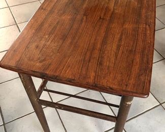 Danish modern teak side table.