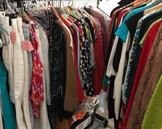 So much clothes! Small / petite / sizes 6, 8, 10.  Colorful, summer, winter, spring & fall!