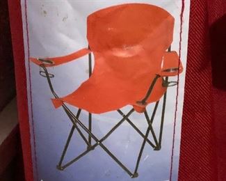 Oversized sideline / camping folding chair with two cup holders and carrying cover case