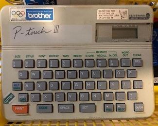 Brother P-touch III label maker