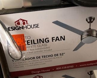 three ceiling fans in boxes available